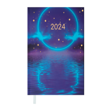 Щоденник датов. 2024 ONLY, A6, фіолетовий