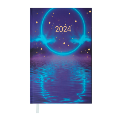 Щоденник датов. 2024 ONLY, A6, фіолетовий - BM.2549-07