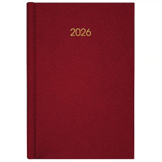 Щоденник 2026 Classic Style, 145*210, з/т бордовий