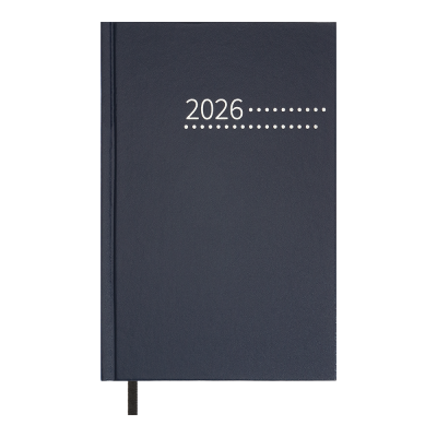 Щоденник датов. 2026 ZEST, A5, синій, бумвініл