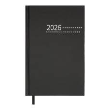Щоденник датов. 2026 ZEST, A5, чорний , бумвініл