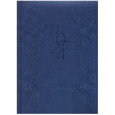 Щоденник 2024 кишеньковий Tweed синій