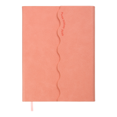 Щоденник датов. 2026 CHARME, A5, ЛОСОСЕВИЙ, штуч.шкіра
