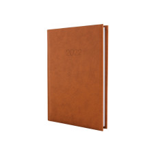 Ежедневник датированный 2022 ALGORA, коричневый, А5