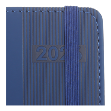 Ежедневник датир. 2026 BARONE, A6, синий, иск.кожа/поролон