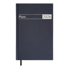 Щоденник дат. 2026 URBAN, A5, синій, бумвініл