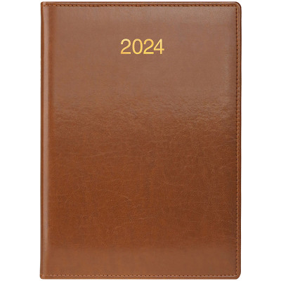 Щоденник 2024 Стандарт Soft з/т коричневий - 73-795 36 704