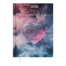 Щоденник дат. поліграфічний ROMANTIC 2026, A5, аквамарин