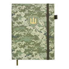 Ежедневник датир. 2026 MILITARY, A5, светло-зеленый, иск.кожа