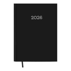 Ежедневник датир. 2024 MONOCHROME, A5, черный