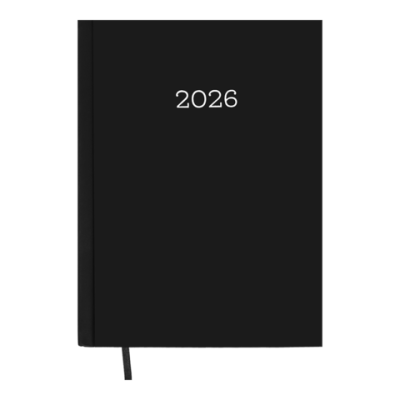 Щоденник датир. 2024 MONOCHROME, A5, чорний