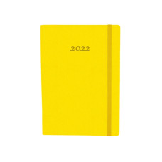 Ежедневник датированный 2022, NAMIB, желтый, А5