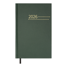 Щоденник датов. 2026 ZEST, A5,зелений , бумвініл