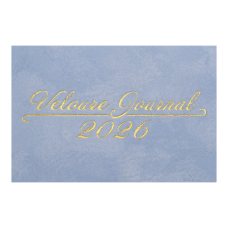 Ежедневник датир. 2026 VELOUR, A6, голубой, иск.кожа
