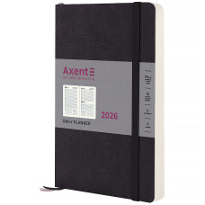 Щоденник 2026 Partner Soft Skin, 145*210, чорний