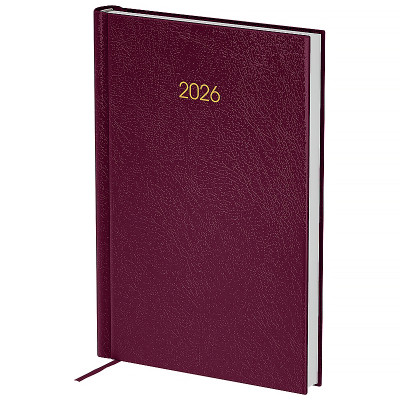 Щоденник 2026 Classic City, 145*210, з/т сливовий
