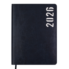 Щоденник дат. 2026 MIND, A5, синій, штучна шкіра