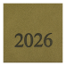 Ежедневник датир. 2026 FORCES, A5, светло-коричневый, иск.кожа/поролон