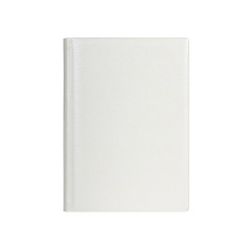 Щоденник недатований, ARMONIA, А5, кремовий блок, лінія, білий металік