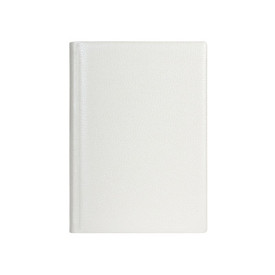 Дневник недатированный, ARMONIA, кремовый блок, линия, белый металлик, A5 - O25408-14 Optima