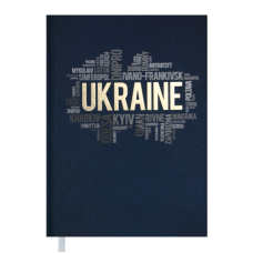 Щоденник недат. UKRAINE, A5, синій