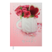 Ежедневник недатированный ROMANTIC, A5, розовый