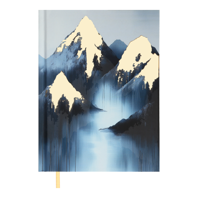 Щоденник недатов. поліграфічний FILLING, A5, кобальтовий, 336 стор