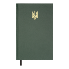 Щоденник недат. AIRY , A5, зелений , бумвініл, 336 стор