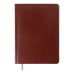 Щоденник недатований BRAVO, A5, коричневий, штучна шкіра/поролон