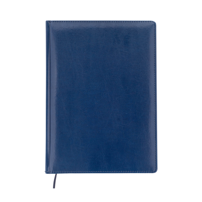 Щоденник недат. BRAVO, L2U, А4, синій, штуч.шкіра/поролон, 336 стор
