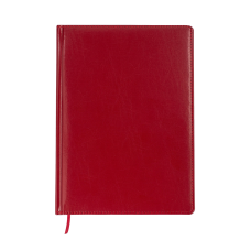 Щоденник недат. BRAVO, L2U, А4, червоний, штуч.шкіра/поролон, 336 стор