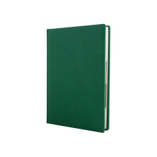 Щоденник недатований, ARMONIA, А5, кремовий блок, лінія, зелений