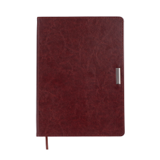 Щоденник недат. SALERNO, L2U, А4, коричневий, штучна шкіра, 336 стор.