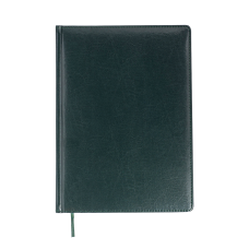 Щоденник недат. BRAVO, L2U, А4, зелений, штуч.шкіра/поролон, 336 стор.