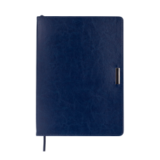 Щоденник недат. SALERNO, L2U, А4, синій, штучна шкіра, 336 стор.