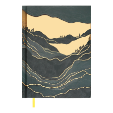 Щоденник недатов. поліграфічний FILLING, A5, золотий, 336 стор