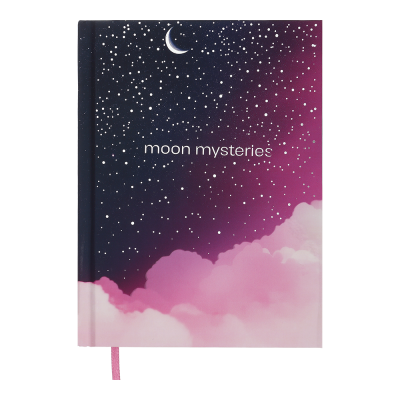 Щоденник недатов. поліграфічний ONLY, A5, сливовий, 336 стор