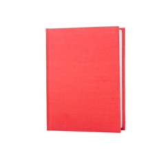 Щоденник недатований, А6, Текстиль, червоний