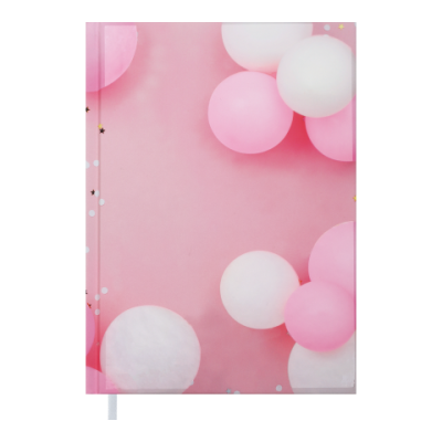 Щоденник недат. ONLY, A5, рожевий - BM.2054-10