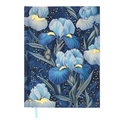 Щоденник недатов. поліграфічний POSH, A5, темно-синій, 336 стор