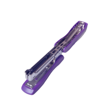 Степлер пластиковий ШАХМАТКА, 12 аркушів, (скоби №10), 108х50х25мм, фіолетовий