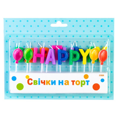 Набір Happy Birthday: 17 свічок - MX629135 Maxi