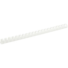 Пружина пластиковая Axent 2916-21-A, 16 мм, белая, 100 штук