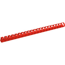 Пружина пластиковая Axent 2919-06-A, 19 мм, красная, 100 штук