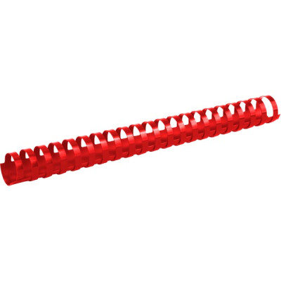 Пружина пластикова Axent 2928-06-A, 28 мм, червона, 50 штук - 2928-06-A Axent