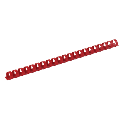 Пластикові пружини для палітурки, d 10мм, А4, 55 арк., круглі, червоні, по 100 шт. в упаковці - BM.0502-05 Buromax