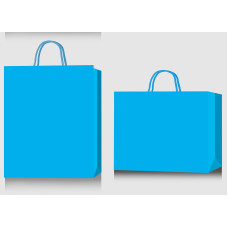Paper gift bag, with a large bottom 51x51x26cm, blue BM.2000143-14