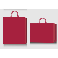 Пакет паперовий подарунковий, з великим дном 36х54х30см, малиновий BM.2000142-29