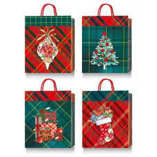 Paper gift bag, S:18х23х8см, glitter and 3D figure BM.2000176