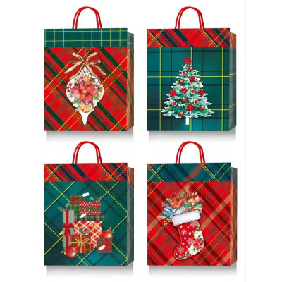 Paper gift bag, S:18х23х8см, glitter and 3D figure BM.2000176